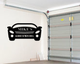 Custom Car Metal Sign, Car Garage Sign, Personalized Muscle Car Sign, Car Shop Sign, Car Mechanic Gift, Father's Day Gift, Gift For Him Laser Cut Metal Signs Custom Gift Ideas